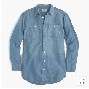 J. Crew Relaxed Chambray Boy Shirt